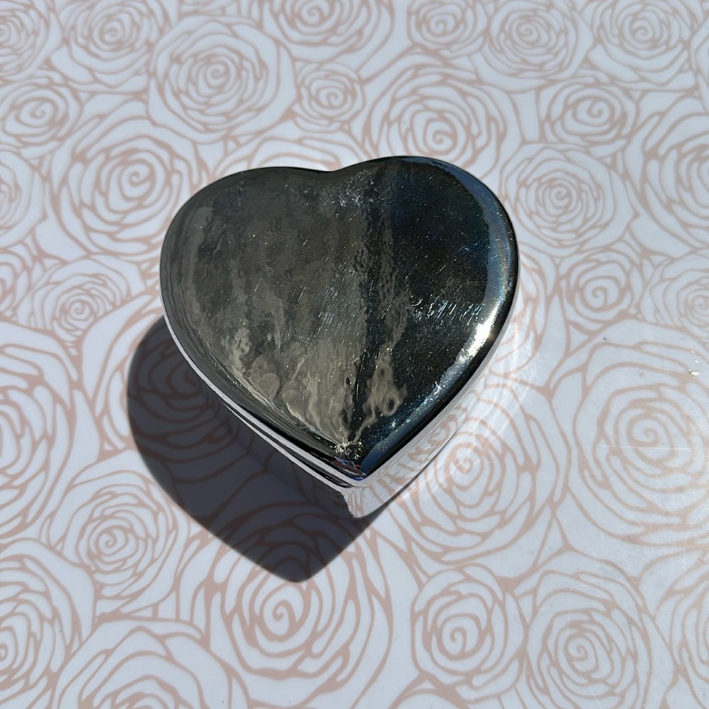 Heart Shaped Ceramic Jewelry Box